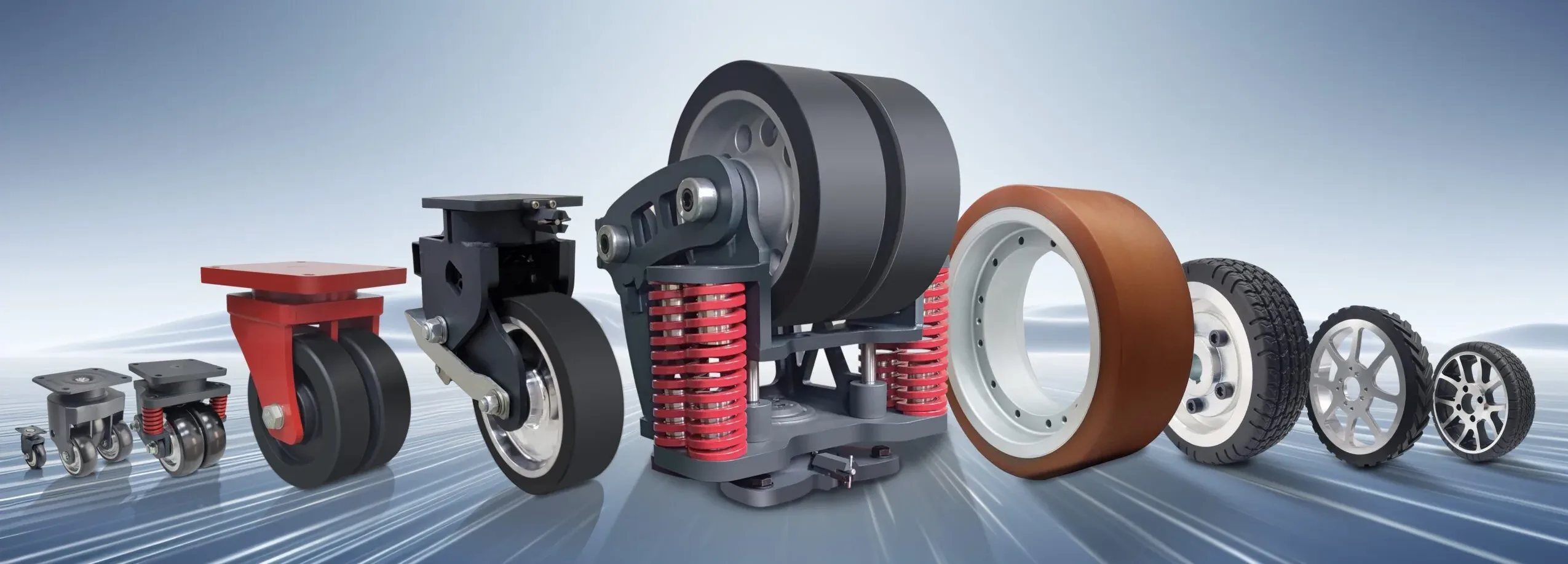 High-resolution industrial castors and drive wheels for AGV, AMR and automation mobility solutions