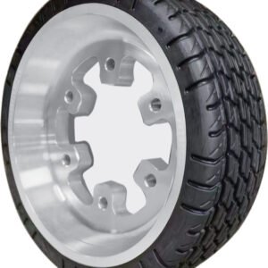 Non-Marking Cleanroom Drive Wheel with non-marking tread to protect high-end floor aesthetics in cleanroom environments.