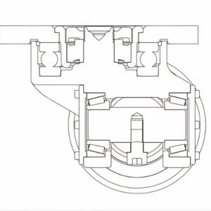 Cross-section diagram of SY09310 showing high-tension spring assembly and heavy-duty bearing race.