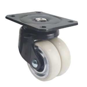 WH05310 medium-duty cleanroom castor with stainless steel housing and ESD-safe wheel, 250kg capacity.