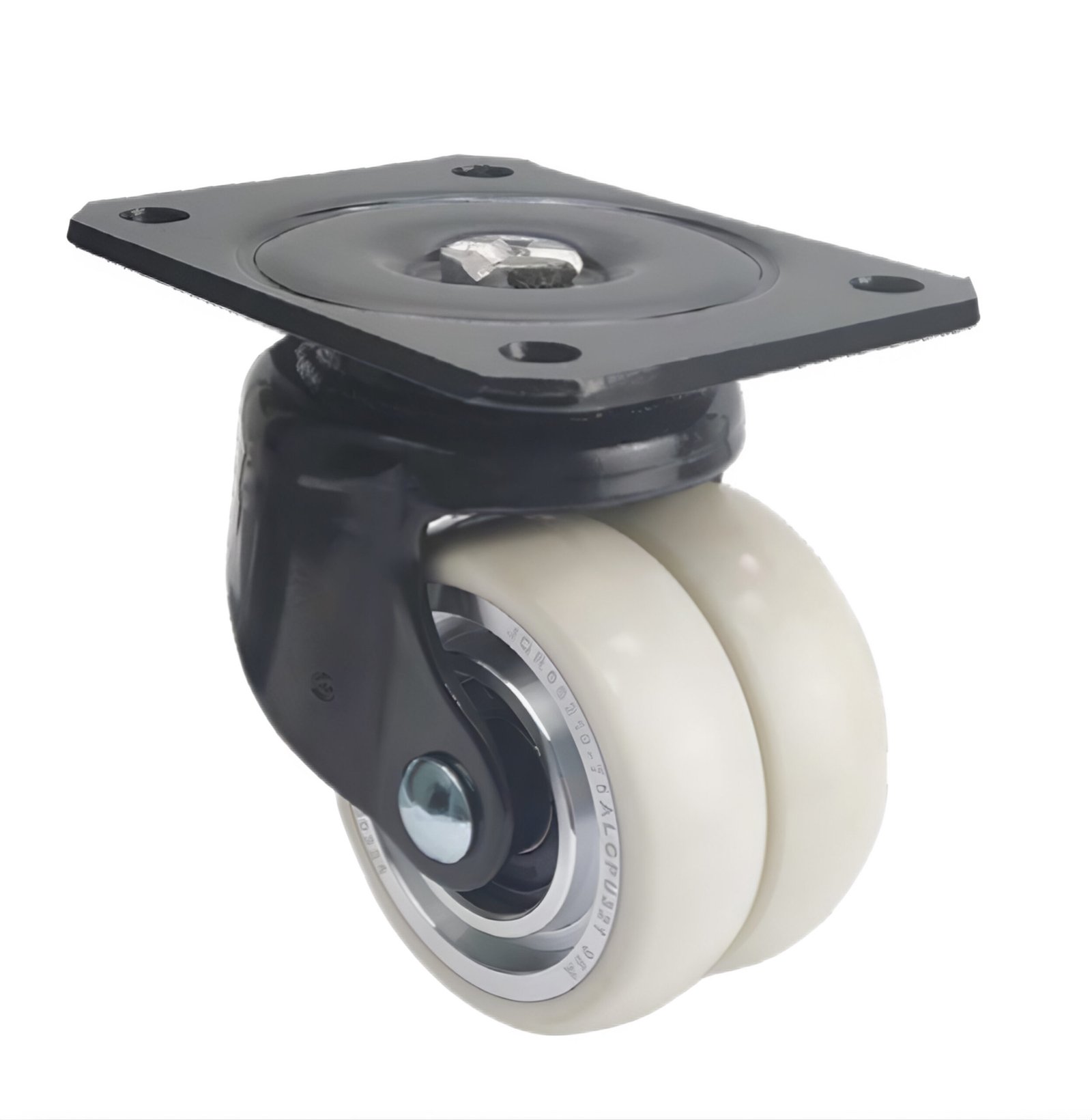 WH05310 medium-duty cleanroom castor with stainless steel housing and ESD-safe wheel, 250kg capacity.